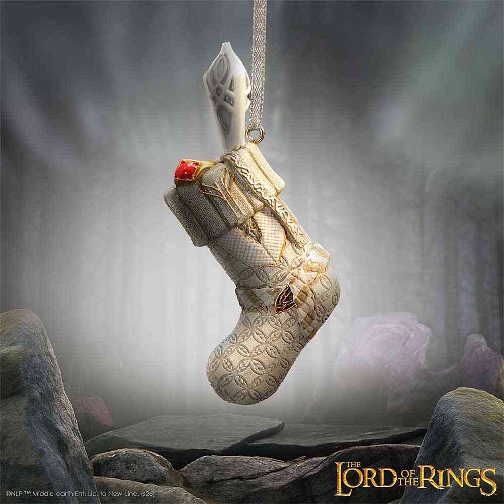 Nemesis Now The Lord of the Rings - Gandalf the White Stocking Hanging Ornament Kerstbal - Multicolours